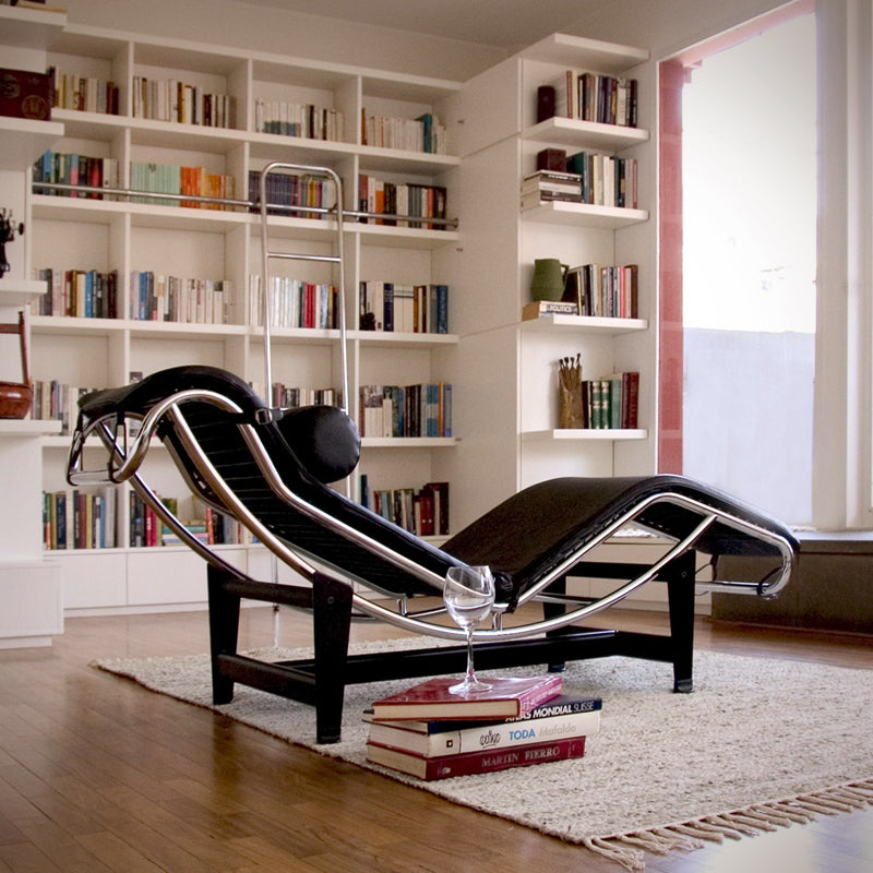 Poltrona LC4 Chaise Longue Eco Cuero